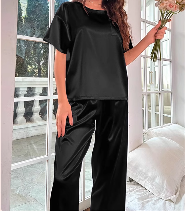 SOOYEH-NS Womens Pajamas Black 002