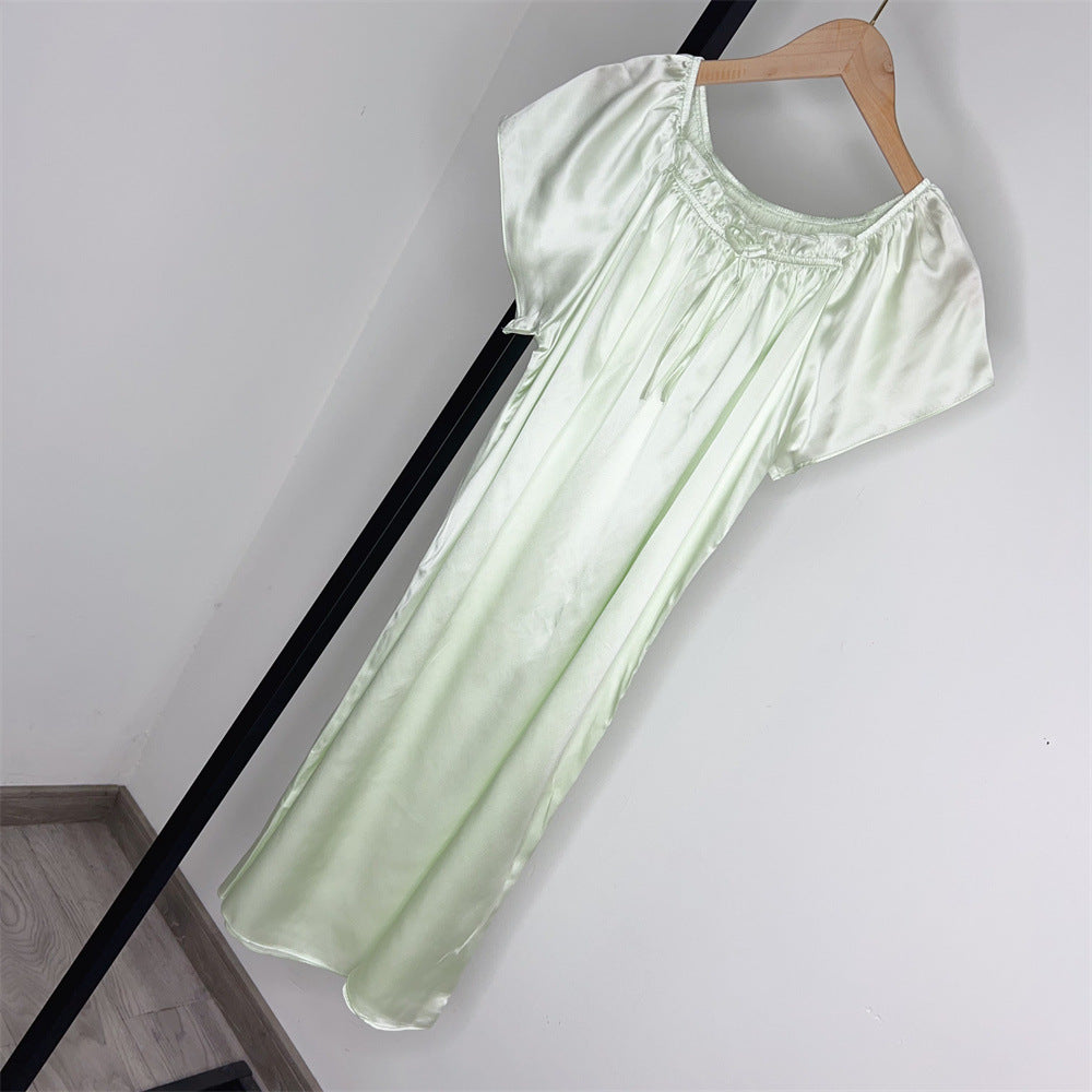 SilkSilky-NS Nightgown MintGreen 004