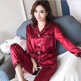 SOOYEH-NS Womens Pajamas DarkRed 002