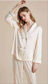 SOOYEH-NS Womens Pajamas Beige 002