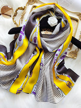 Wholesale Charmeuse Printed Rectangular Long Shawl Scarf 170x53cm