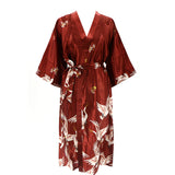 SOOYEH-NS Womens Robe DarkRed 001