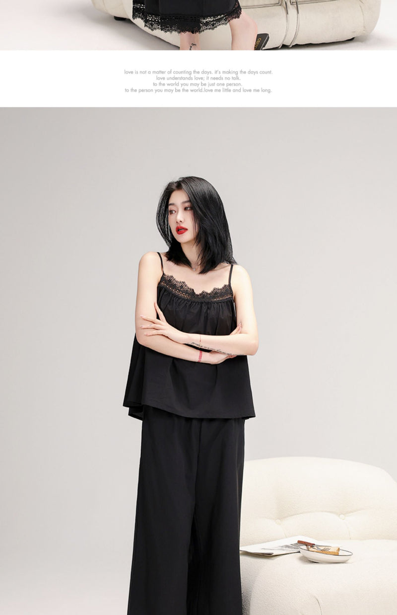 Wholesale Charmeuse Casual Cami & Pants Pajama Set