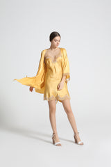 SOOYEH-NS Womens Robe Yellow 002