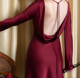 SOOYEH-NS Dress DarkRed 004