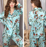 SOOYEH-NS Womens Pajamas Blue 002