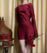 SOOYEH-NS Dress DarkRed 002