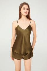 SOOYEH-NS Camisole Set Coffee 001