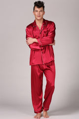 SOOYEH-NS Mens Pajamas Wine 001
