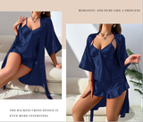 SOOYEH-NS Womens Pajamas DarkBlue 002