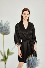 SOOYEH-NS Womens Robe Black 002