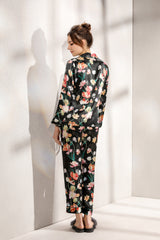 SOOYEH-NS Womens Pajamas Black 002