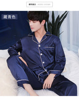 SOOYEH-NS Mens Pajamas DarkBlue 004