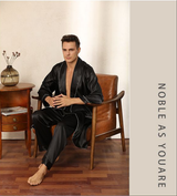 SOOYEH-NS Mens Robe Black 003