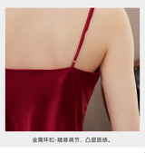 SOOYEH-NS Nightgown&Robe Set DarkRed 006
