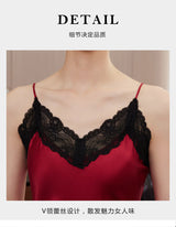 SOOYEH-NS Nightgown&Robe Set DarkRed 005