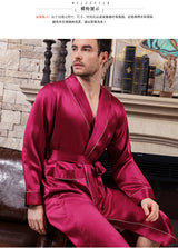 SOOYEH-NS Mens Robe Wine 001