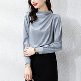 SOOYEH-NS Womens Shirt Gray 002