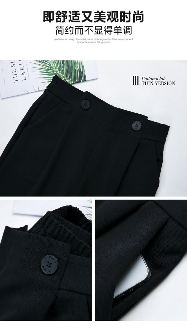 SOOYEH-NS Womens Pants Black 008