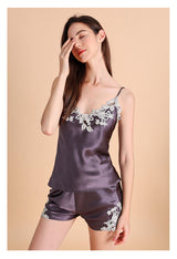 SOOYEH-NS Camisole Set PurpleGray 002