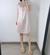 SilkSilky-NS Nightgown LightPink 007
