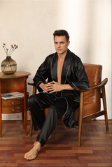 SOOYEH-NS Mens Robe Black 001