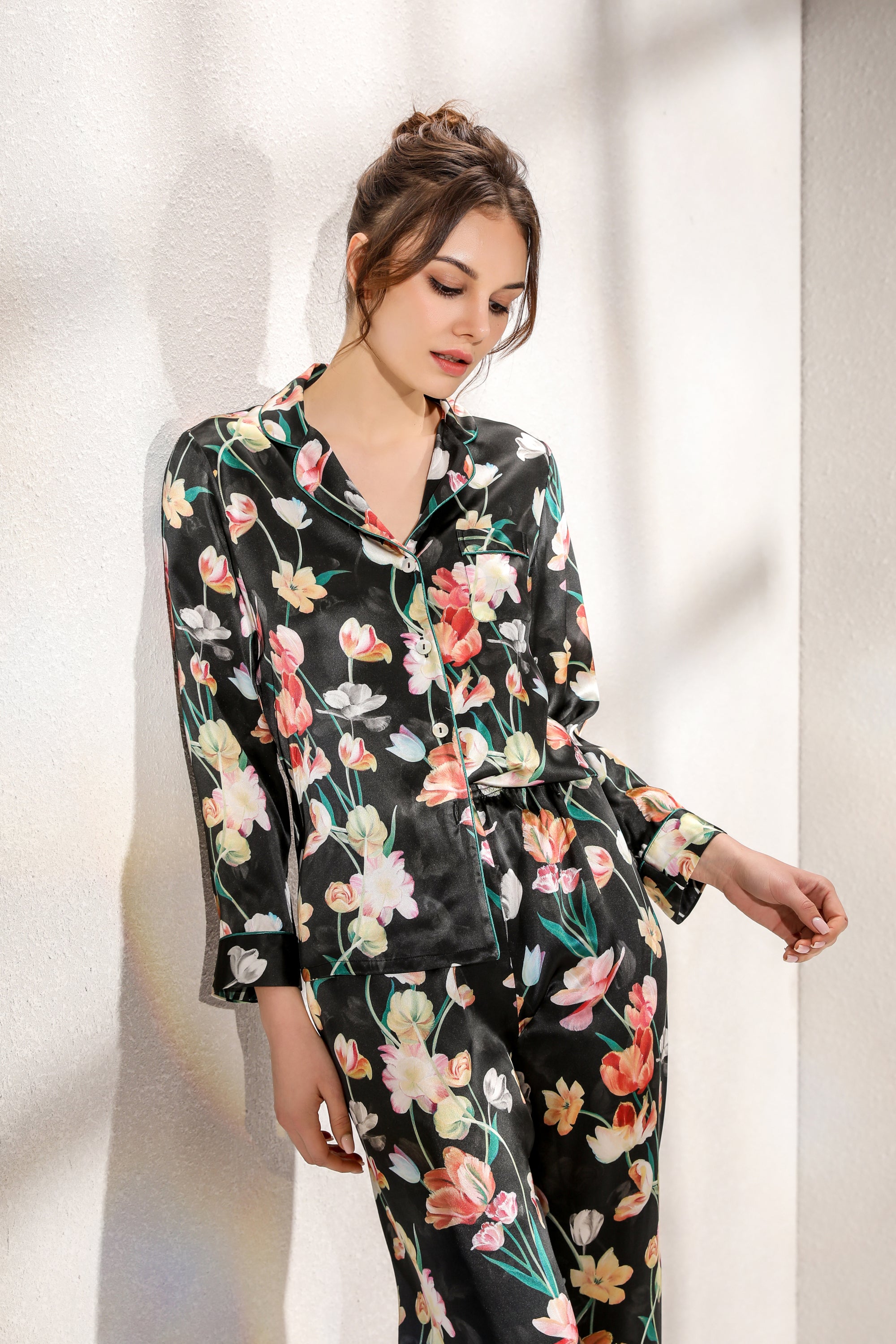 SOOYEH-NS Womens Pajamas Black 004