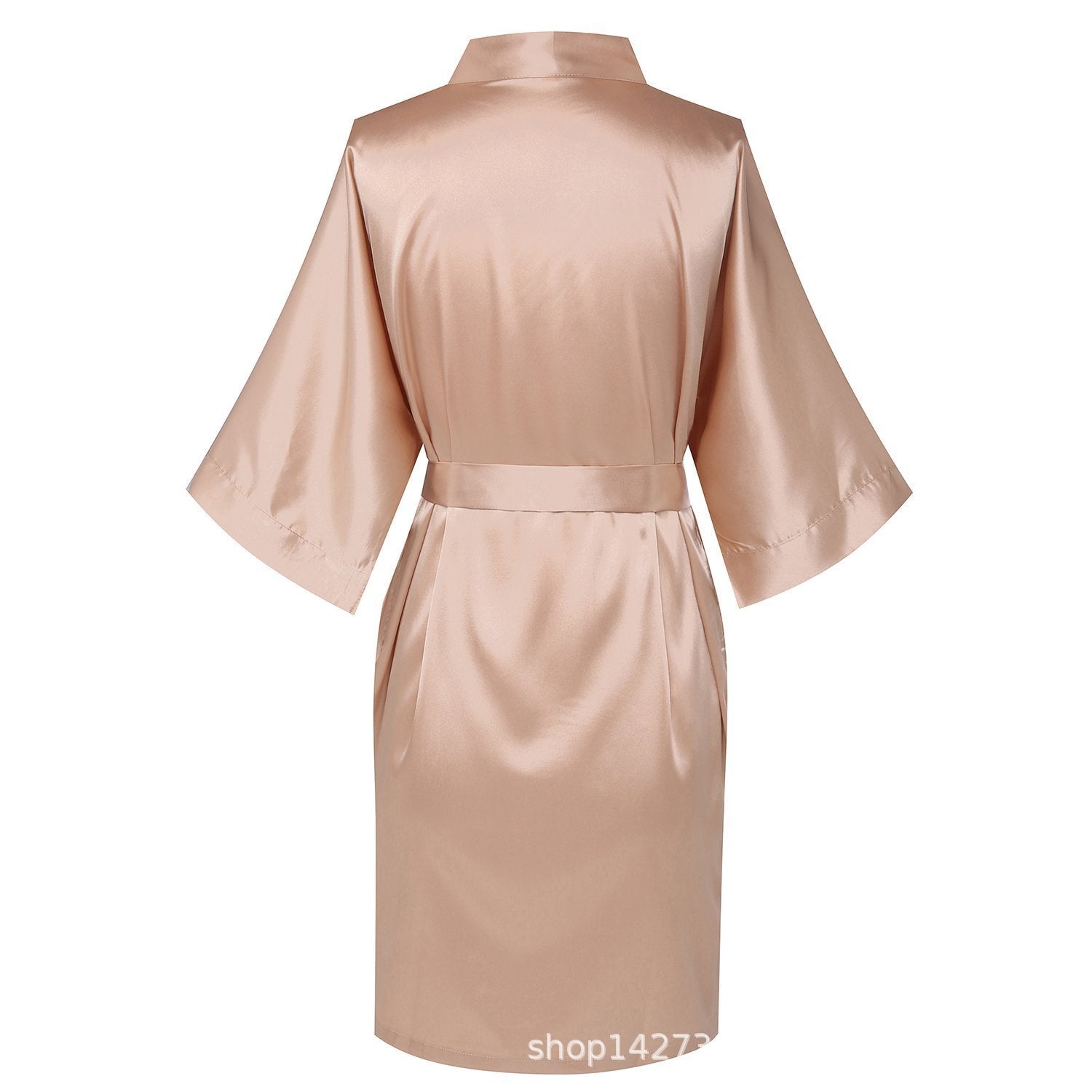 SOOYEH-NS Plus Size Womens Robe Champagne 001