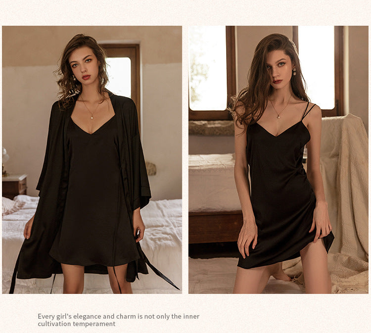 SOOYEH-NS Nightgown Black 002