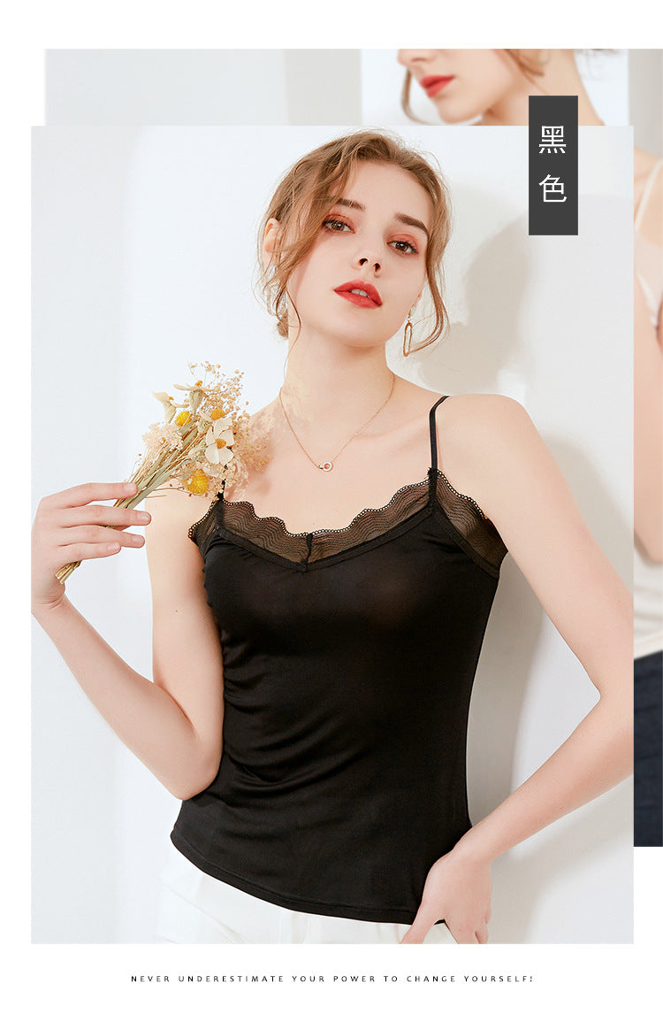 SOOYEH-NS Camisoles Black 002
