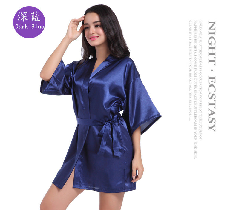 SOOYEH-NS Womens Robe DarkBlue 001