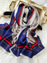 Wholesale Charmeuse Printed Rectangular Long Shawl Scarf 170x53cm