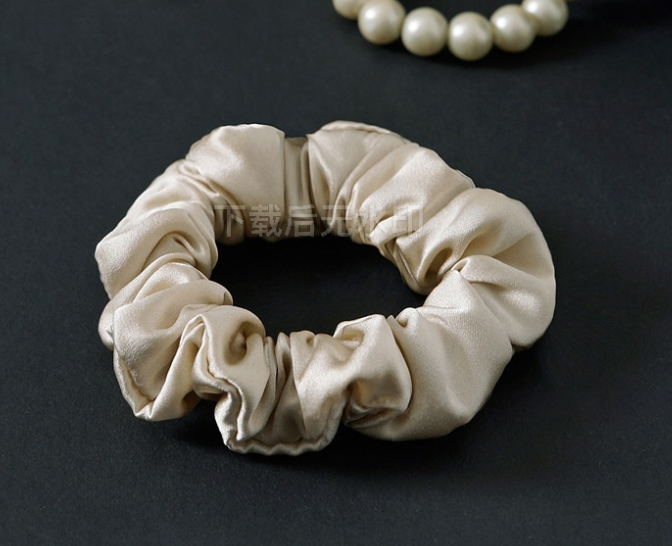 Wholesale 5Pcs Charmeuse Midnight Scrunchies - Regular - 2cm