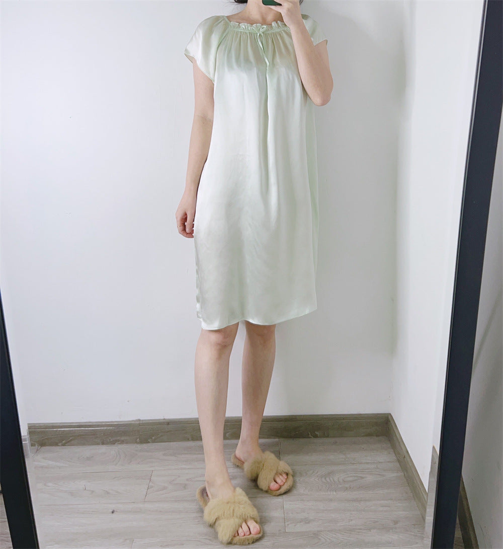 SilkSilky-NS Nightgown MintGreen 007