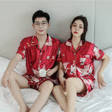 SOOYEH-NS Womens Pajamas DarkRed 003