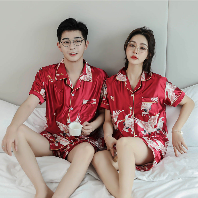 SOOYEH-NS Womens Pajamas DarkRed 003