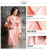 SOOYEH-NS Nightgown&Robe Set Pink 005