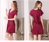 SOOYEH-NS Nightgown Wine 002