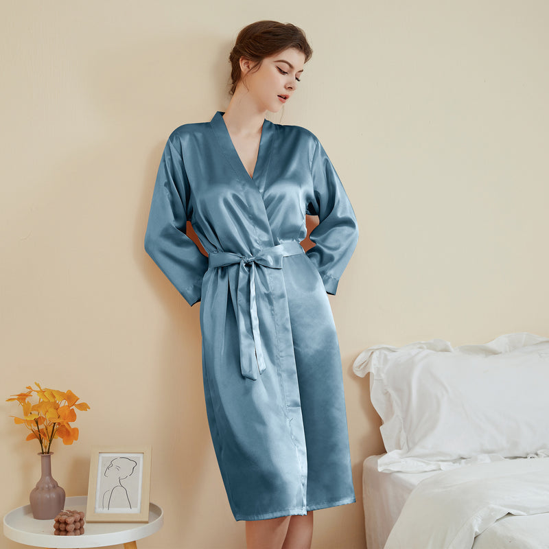 Wholesale Charmeuse Elegant Women's Long Robe