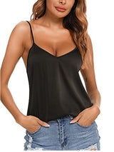 SOOYEH-NS Plus Size Camisoles Black 002