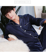 SOOYEH-NS Mens Pajamas DarkBlue 001