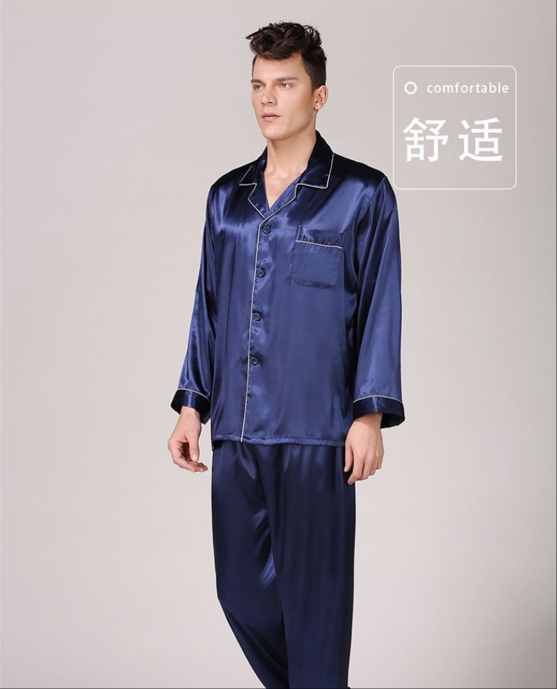 SOOYEH-NS Mens Pajamas DarkBlue 005