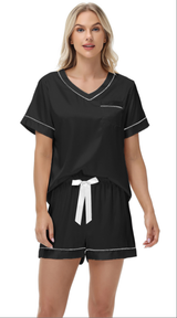 SOOYEH-NS Womens Pajamas Black 002