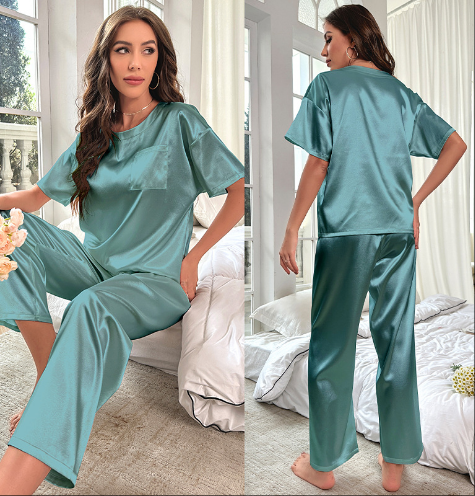 SOOYEH-NS Womens Pajamas GrayishBlue 001