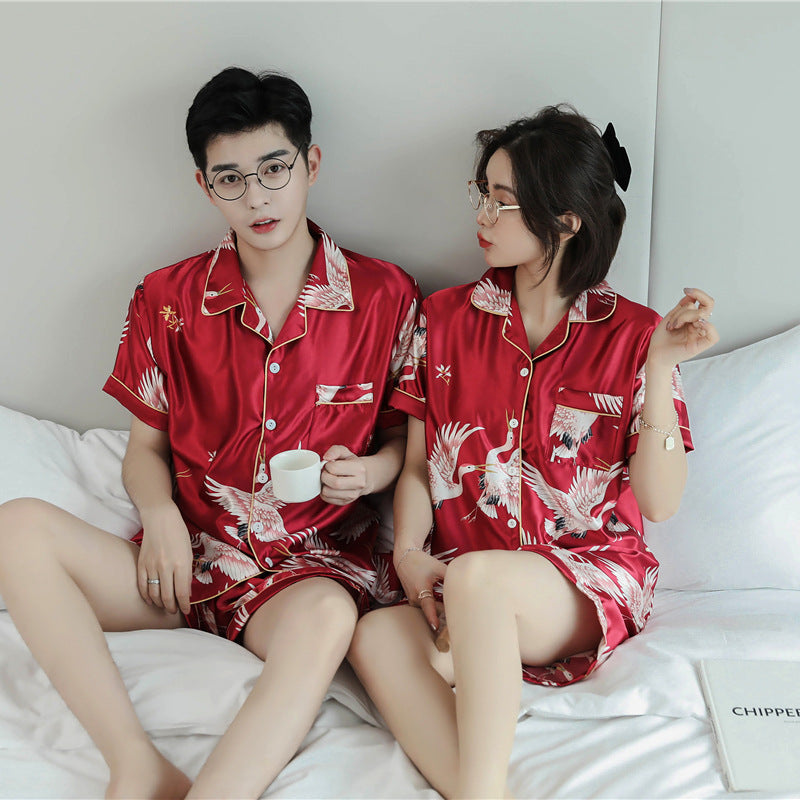 SOOYEH-NS Womens Pajamas DarkRed 005