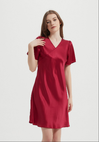 SOOYEH-NS Nightgown Wine 003