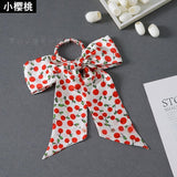 SOOYEH-NS Scrunchie White+Red 001