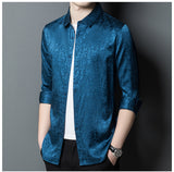 SOOYEH-NS Mens Shirt DarkBlue 003