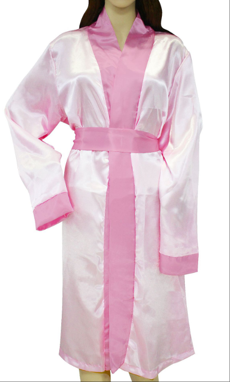 Wholesale Charmeuse Casual Belted Robe