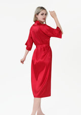 SOOYEH-NS Womens Robe Red 005